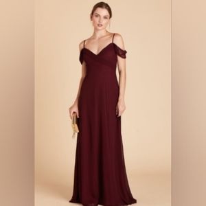 Birdygrey cabernet bridesmaid dress